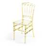 Atlas Commercial Products Amber Resin Napoleon Chair with UV Protection RNC4-AMBR